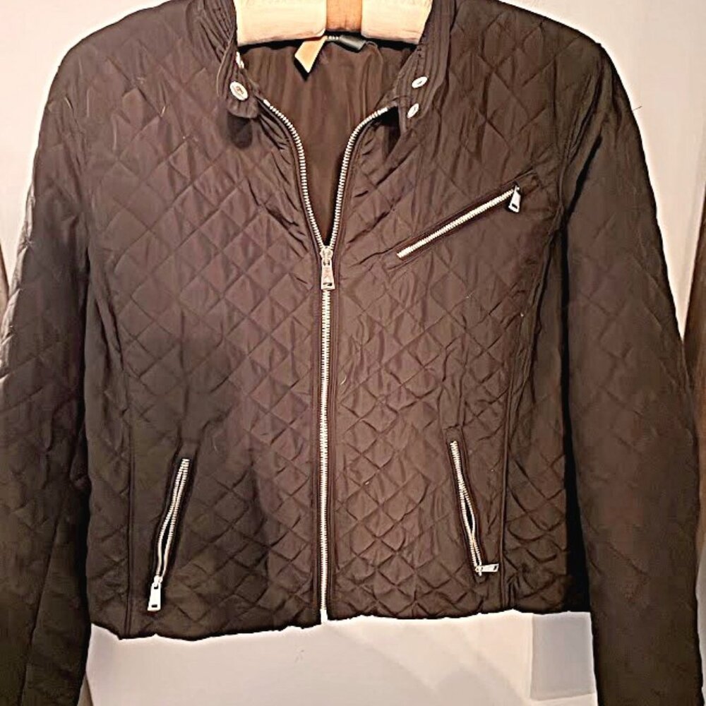Calvin Klein Quilted Motorcycle Jacket